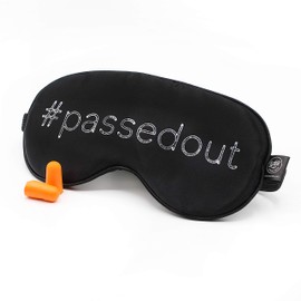 Wild Essentials Allusion Soft Satin Funny Sleep Masks with earplugs (#passedout)