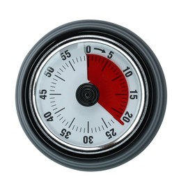 Kitchen Timer for Cooking,Chef Cooking Timer Clock with Loud Alarm, 60-Minute Countdown,Mechanical Clockwork - No Batteries Required - Magnetic Base, Visual Timers for Kitchen,Study,Work,Gym (Black)