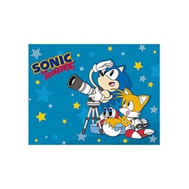 GE Animation 57702 Sonic & Tails Telescope Throw Blanket 3"