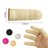 MELTU 200 Pcs Finger Cots, Disposable Finger Protectors, Latex Anti-Static