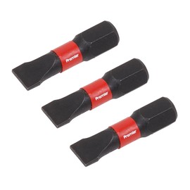 Sealey AK8203 3pc 25mm Slotted 6.5mm Impact Power Tool Bit Set