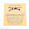 10th Birthday Gift Bracelets for Girls Happy Sweet 10 Birthday