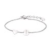 Liebeskind Bracelet with Pendants, Stainless Steel, 20 cm, None, silver