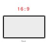 70" Projector Screen Pair 48" Portable Movie Screen Synthetic Polyester