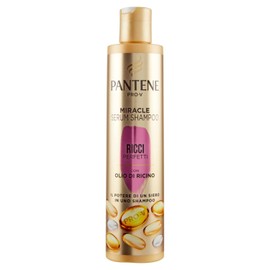 Pantene Pro-V Professional Curly Hair Shampoo Miracle Serum Keratin Protection Shampoo for Curly Hair Frizzy Unruly Hair Dispenses Perfect Curls 250ml