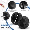 Threlaco 4 Pack 4" Round Brush Grommet Large Split Grommet