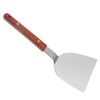 Barbecue Spatula Stainless Steel Multifunction Grill Spatula with Wooden Handle