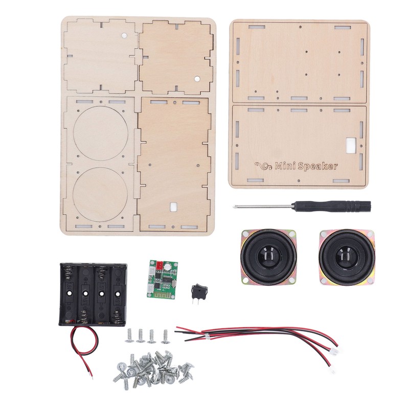 DIY Bluetooth Speaker Kit Stereo Surround Non Toxic Composite Wood
