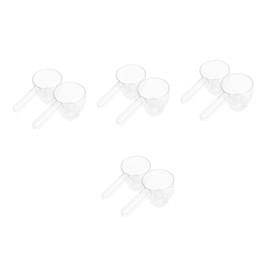 OATIPHO 8 pcs Leak Measuring Funnels for Travel Bottles Portable Small Multipurpose Scoops for Shampoo Shower Gel Dispensing Transparent Funnels for Leak Liquid Transfer
