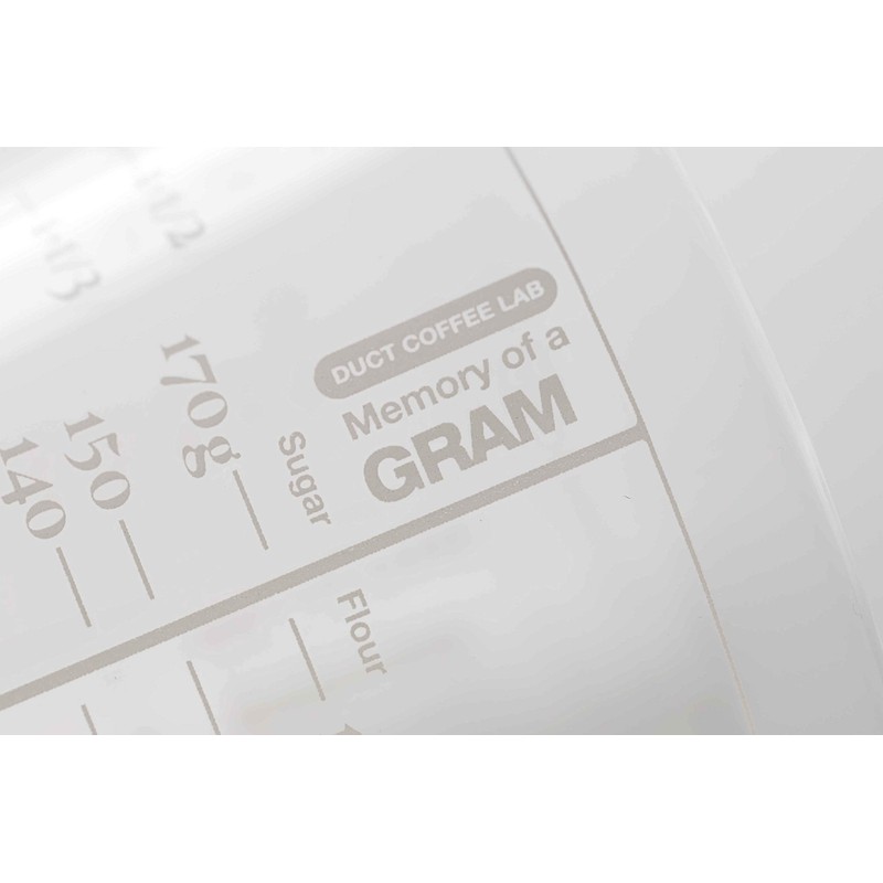 DUCT COFFEE LAB Original Measuring Glass (White) Body Size: Φ3.5