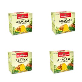 Pineapple Mint Tea Gluten and Caffeine Free from Brazil 4 Box Bundle