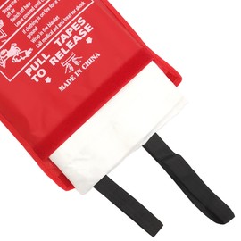 ZYIGYI 43 in Emergency Fire Blanket - 3 Pack Fire Suppression Blanket for Kitchen Home Fireplace Grill Office and 3 Pair Gloves