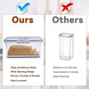Bread Box Airtight Bread Boxes with Lid,Time Recording Bread Storage