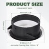 PATIKIL 6 Inch Round Air Vent Cover, 2 Pack ABS