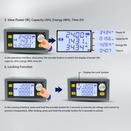 DC to DC Buck Boost Converter, Adjustable Voltage Regulator DC Buck Boost Converter Variable Voltage Regulator, Variable Voltage Regulator DC Adjustable Power Supply Module