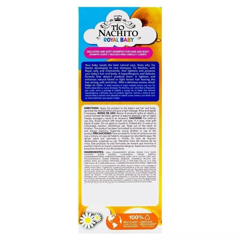 TIO NACHITO SHAMPOO ROYAL BABY 13.5 OZ