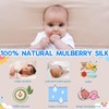 PROMEED 2 Pack 100% Mulberry Silk Crib Sleeve for Baby