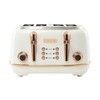 Haden Heritage 4 Slice Wide Slot Stainless Steel Toaster with