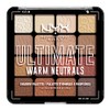 NYX PROFESSIONAL MAKEUP, Paleta de Sombras Definitivas, Neutros Cálidos