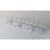 Reef-Geeks frag rack, 20 hole laser cut acrylic, Zoa, Crystal