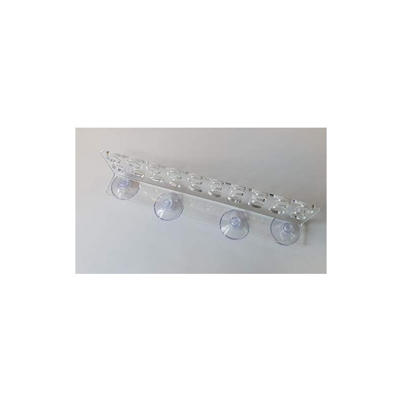 Reef-Geeks frag rack, 20 hole laser cut acrylic, Zoa, Crystal