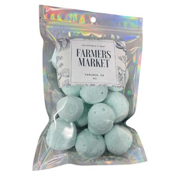 Farmers Market Freeze Dried Cotton Candy Taffy - Blue And Pink Cotton Candy, Freeze-Dried Freshness, Fluffy, Light and Crunchy, Gluten & Gelatin-Free, W/Resealable Pack (2.5oz)