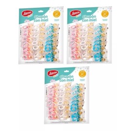Jaloma Chupón Con Miel Económico Libre Bpa 24 Piezas Pack 3