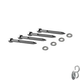 WSOQYEO Heavy Duty Fitness Workout Resistance Band Wall Anchor and Wall Anchor Screw Fittings Suitable for Strength Training Physical Exercises in Home Gyms (M4 Screw)