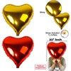 32 inch Heart Shape Balloons Red Colour Valentines Day Foil