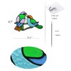 HAOSUM Amante Birds Tiffany - Adorno para colgar ventanas con