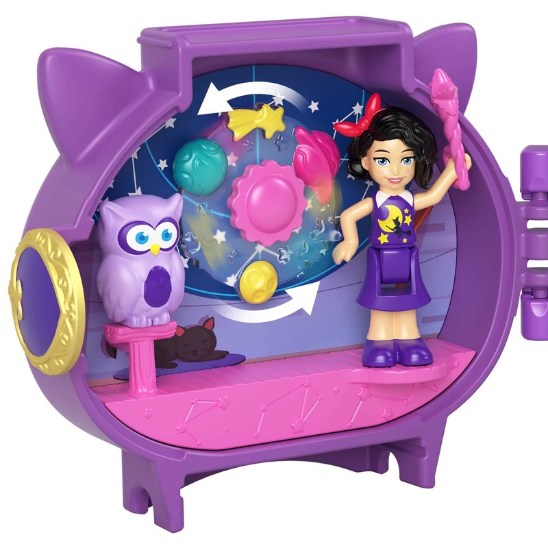 Mattel Polly Pocket Pet Connects - Unicorn Micro Playset -