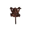 FantasHome Wall Mounted Cast Iron Home Decor Single Hook with