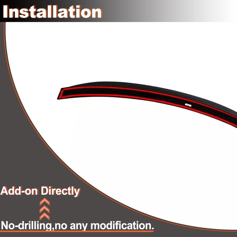 MCARCAR KIT Stinger Trunk Spoiler for Kia Stinger 2018-2023 Fiberglass