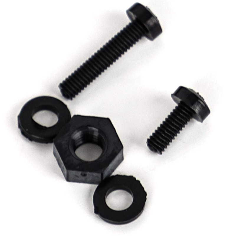 270 Pieces Nylon Screw Nut Set, M2/M2.5/M3/M4/M5 Nylon Hex Nut