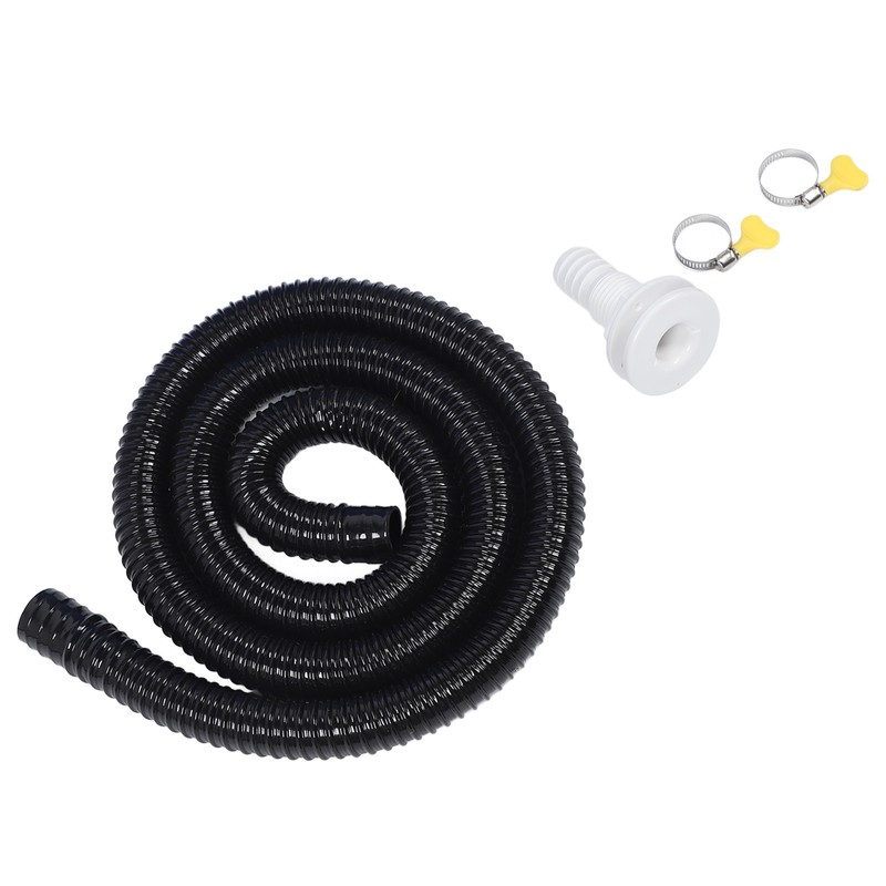 Bilge Pump Installation Kit Black 1‑1/8in Leak Proof Easy Installation