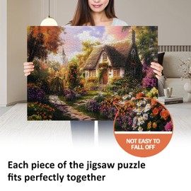 Yunlus Jigsaw Puzzles for Adults 1000 Pieces Impossible Hard Difficult Challenging Puzzles for Adults 1000pc Puzzle Country Garden House Landscape Jigsaw Puzzle 1000 Pieces 28 x 20 inch