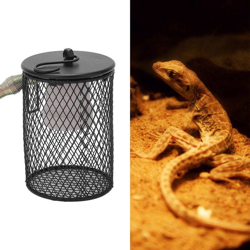 Reptile Heat Lamp Shade Professional Safe Prevents Scalding Reptile Insulation