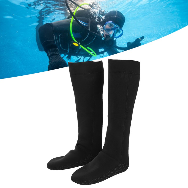 3mm Thermal Diving Socks Neoprene Quick Drying Long Dive Water