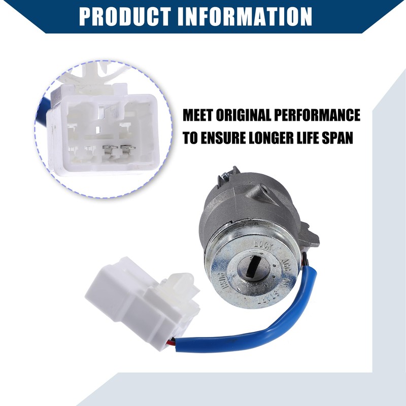 Hihaha No.81-20-1EA00 Car Ignition Switch Lock Cylinder with 2 Keys