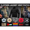 Pack of 2 German Armed Forces Veterans Flag Patch Removable