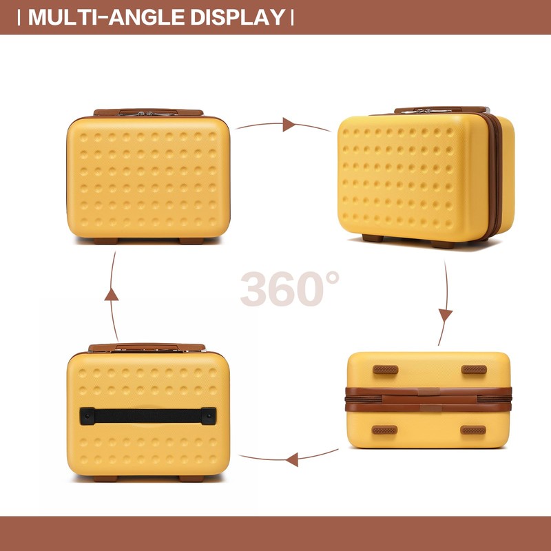 Kono Lightweight Travel Makeup Carrying Case Cosmetic Case Mini 13"