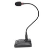 Gooseneck Condenser Microphone Flexible 6.35mm Wired Desktop Microphone for Broadcasting