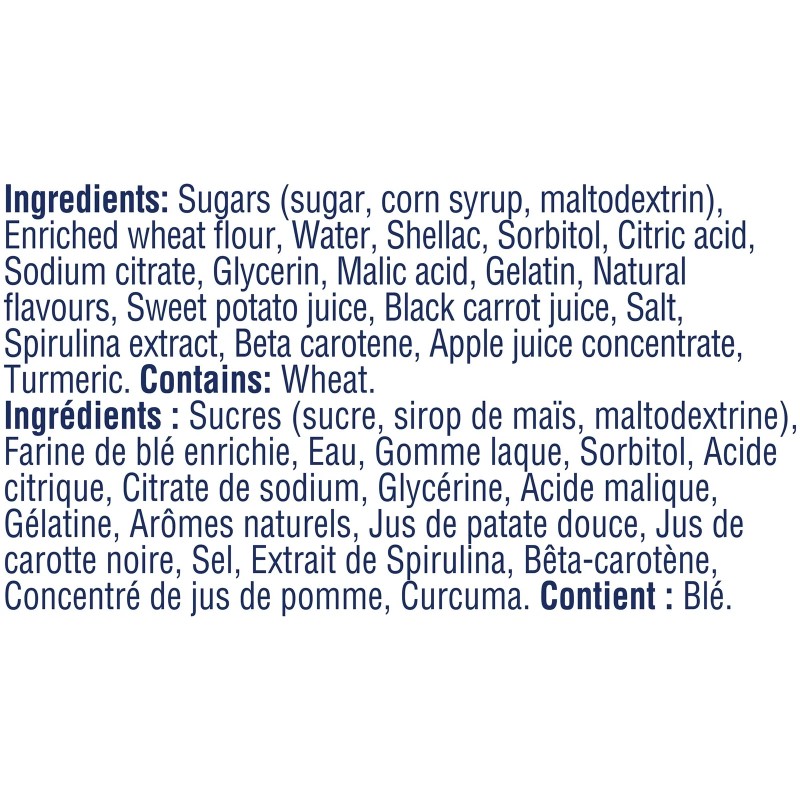 SweeTarts Twisted Rainbow Punch Ropes, 141g/5 oz