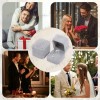 Anillo De Compromiso Plata 925 Para Mujer Ajustables Promesa GOOLUU