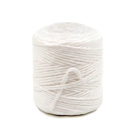 Polypropylene Twine - 5/64" Thick, 295 Feet Long for Bundling, Packaging, Gardening, and More, White