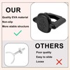 2pcs Baby Gate Banister Adapters, Black No-Drill Mounting Accessories Universal