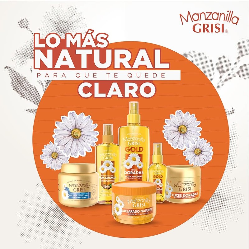 Manzanilla Grisi, Serum Capilar Manzanilla Grisi Hidratación Instantánea, 120 ml