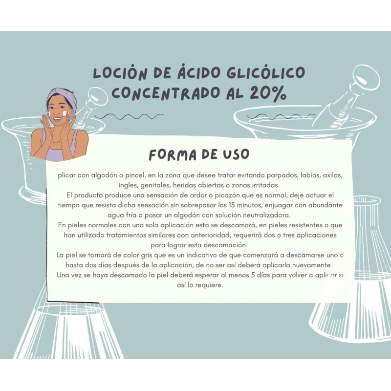 Ácido Glicolico 20% + Neutralizador