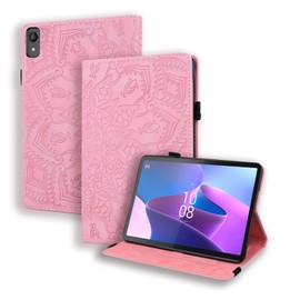 TIPOYOROO for Lenovo Tab P11 2nd Gen/Xiaoxin Pad Plus 2023 11.5" TB350FU/TB350XU PU Leather Folio Stand Cover Shell with Card Pocket Pen Holder for Xiaoxin Pad Plus 2023 11.5 inch Mandala - Pink