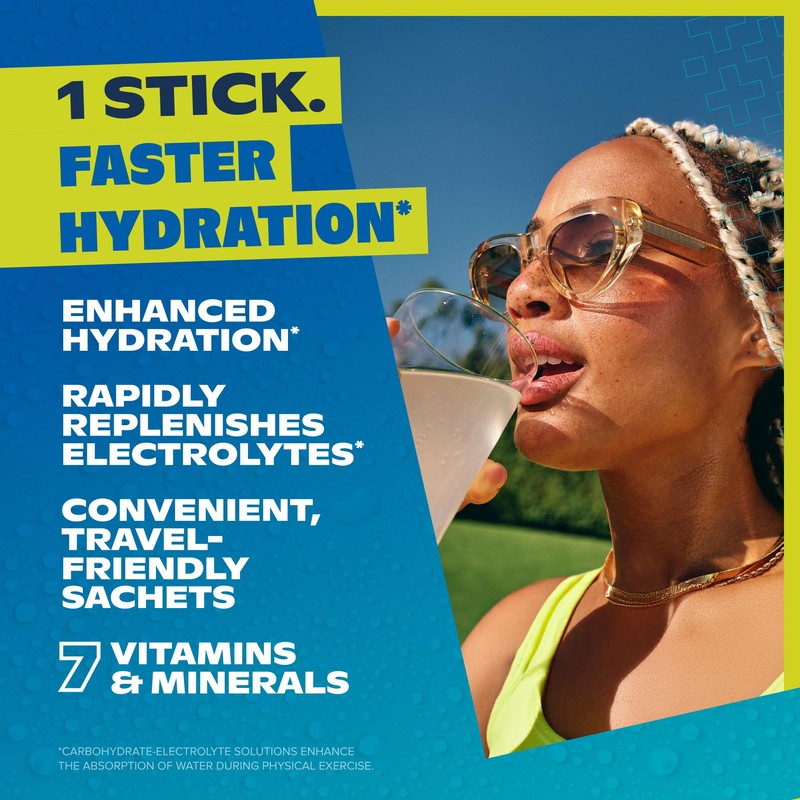 Liquid I.V. Hydration Sachets | Lemon Lime | Electrolyte Powder